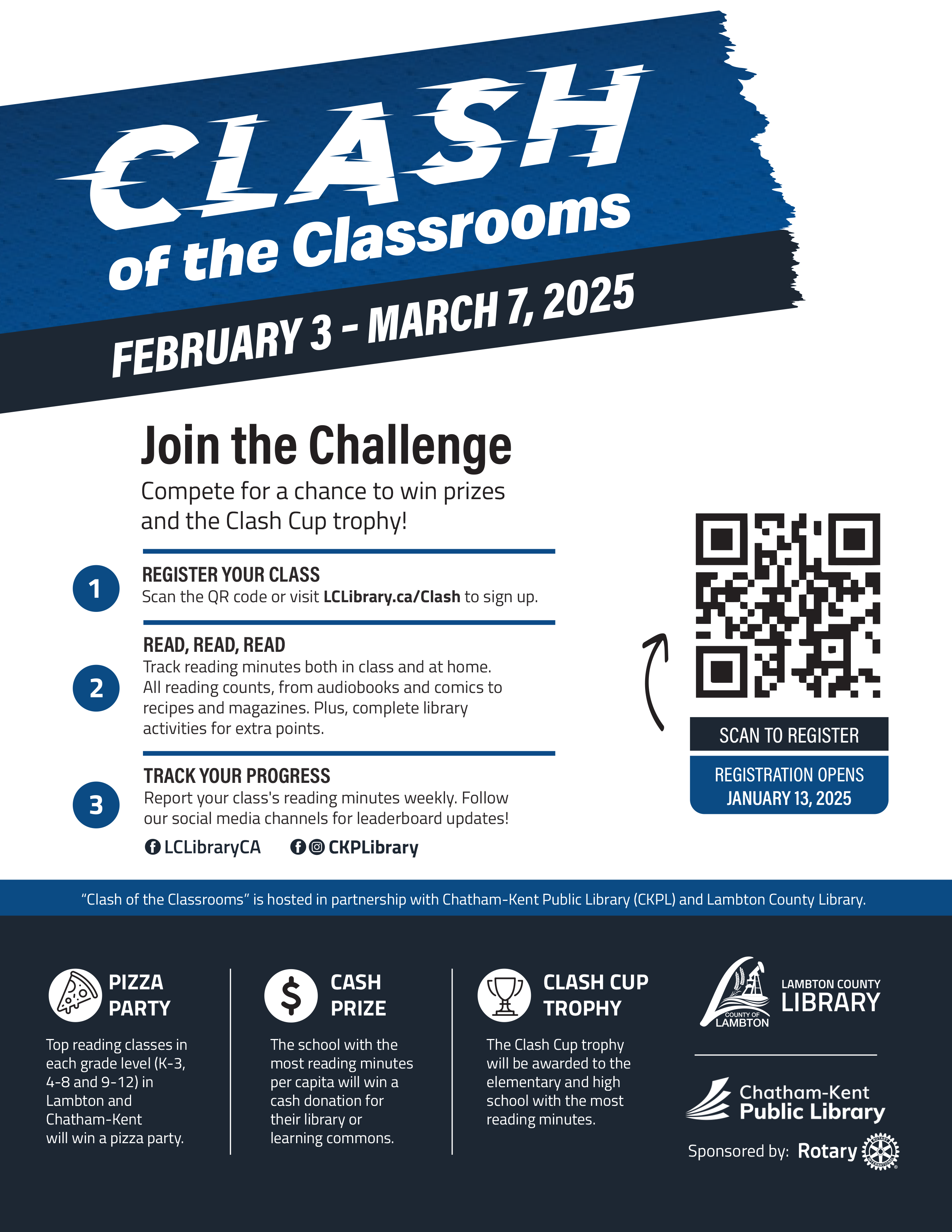 An infographic explaining the Clash of the Classrooms for 2025