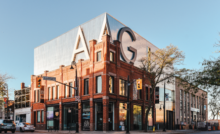 Exterior photo of the Judith & Norman Alix Art Gallery